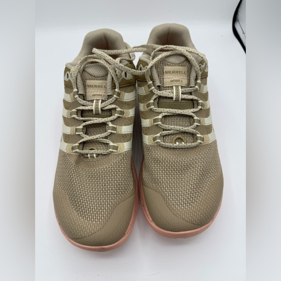 Merrell Women's Beige and Coral Athletic Shoes - Picture 2 of 10